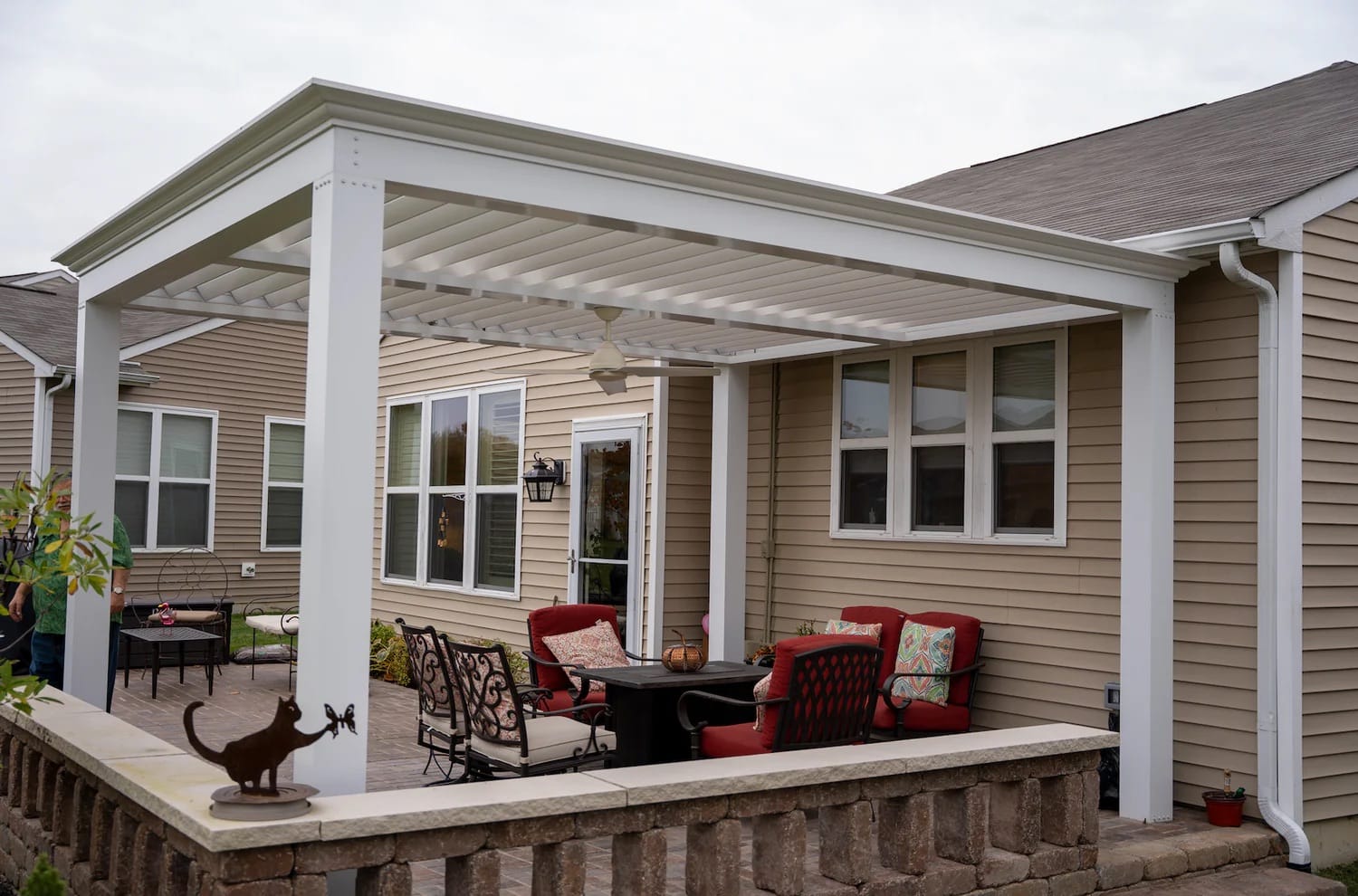 Freestanding Deck with Roof | Covered Outdoor Deck Builds